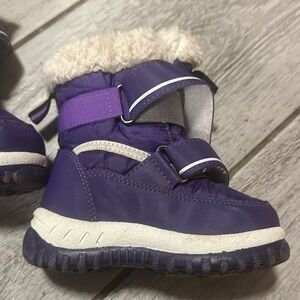 Merence Kids Baby/Toddler Winter Boots Purple Size 23 Equivalent to 6.5US